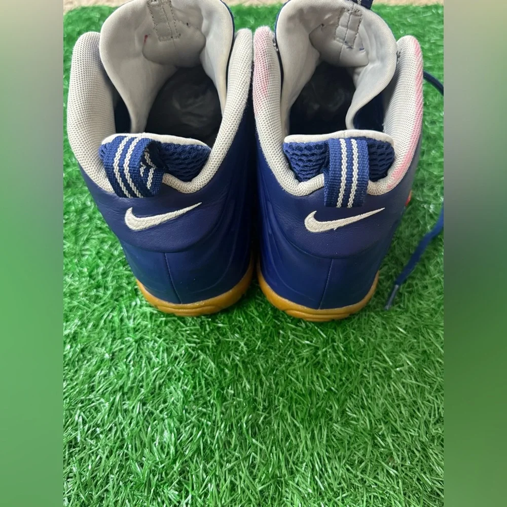 Nike Air Foamposite Pro Blue Void University Red‎ (GS) Size 6.5Y